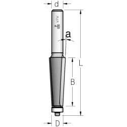 Фреза для зняття фасок L α3° D12,7 В54 d12 SL20392