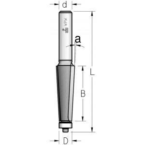 Фреза для зняття фасок L α3° D12,7 В54 d12 SL20392