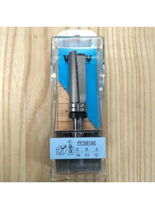 Фреза обгонная аксиальная с верхним подшипником B D19 В51 d12 Z2 PFS8192