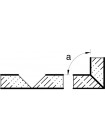 Фреза V-образна для гипсокартона α90° D26 В12,7 d6 VG90273