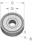 Підшипник D12,7 D₁6,35 В4,8 B127063