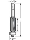 Фреза обгонная аксиальная с нижним подшипником, выброс вниз D12,7 В25 d12 Z2 FS41272