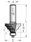 Фреза профільна кальовочна, нижній підшипник D35 В17 d12 RL06002