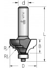 Фреза профільна кальовочна, нижній підшипник D28,6 В13 d12 RM04002