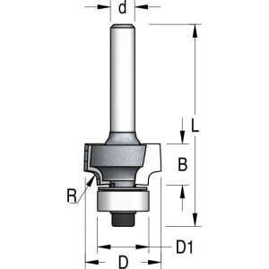 Фреза радіусна спеціальна для крайки ламінату R2 D17,7 d8 RW02015