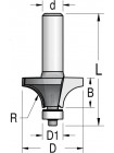 Фреза радиусна з нижнім підшипником R12,7 D38,1 d12 RW12002