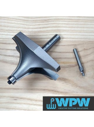 Фреза радиусная с нижним подшипником R6 D21 d6 M12RW63
