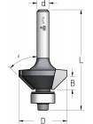 Фреза для снятия фасок α45° В13 d8 HSL2455