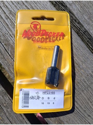 Фреза пазовая двухзубая D16 В20 d8 HP23165