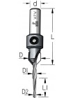 Зенковка со ступенчатым сверлом HSS D₁4,4 D11,1 AC04405M